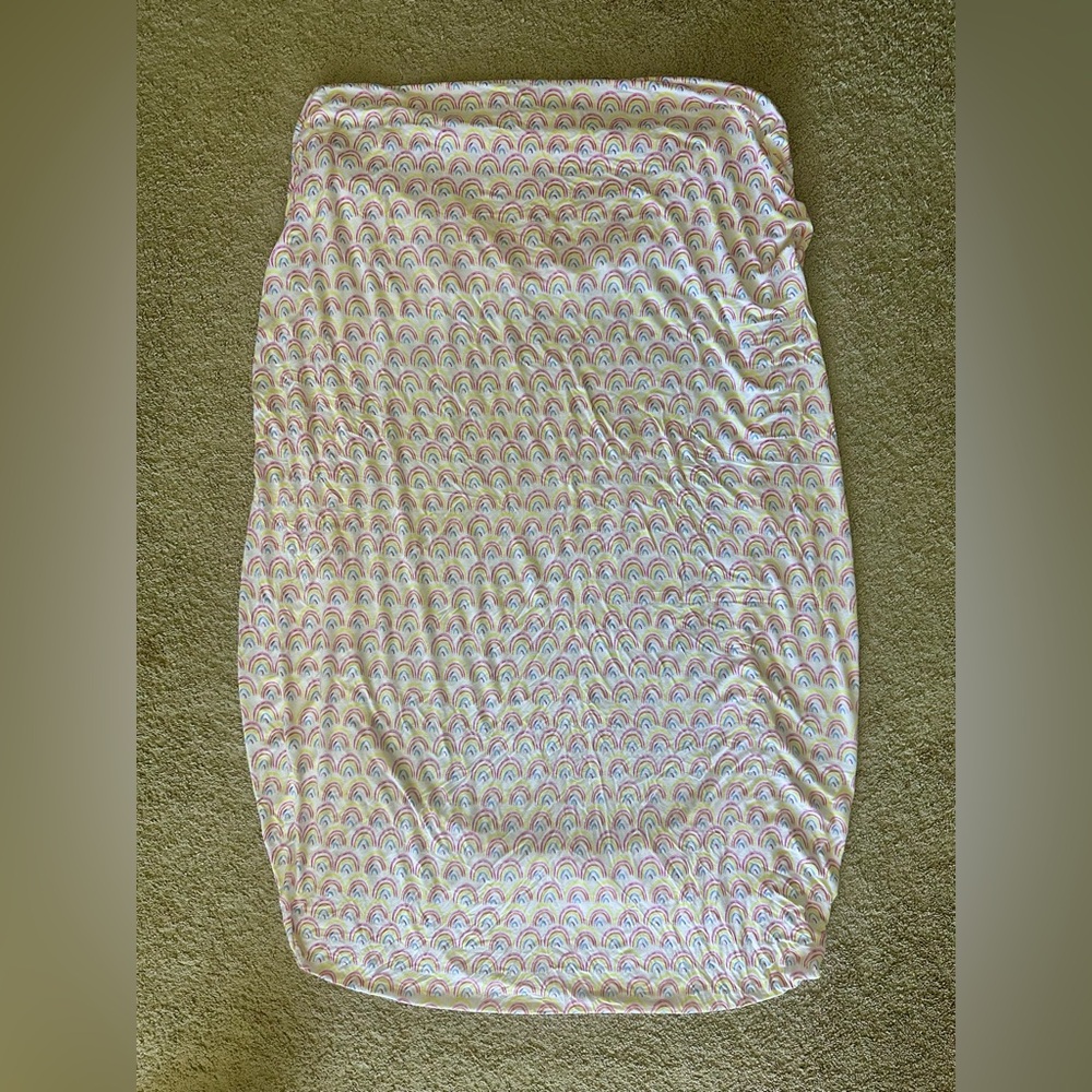 Little Sleepies Pastel Rainbow Crib Sheet